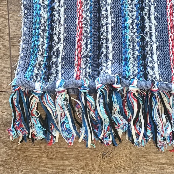 Gently Worn- DEREK LAM 10 CROSBY, Adorable Knit & Rag Dress, Small P- runs small - Picture 4 of 5